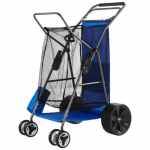 Beach Cart 78x63.5x106.5 cm Mėlynas Sulankstomas Tvirtas Sandėliavimo Vežimėlis