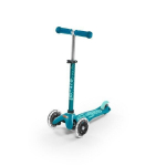Triratis paspirtukas Micro Mini Deluxe LED Aqua