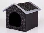 Guolis-būda Hobbydog R2 &scaron;uniukai, 44x38x45 cm, juodas