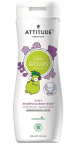 &Scaron;ampūnas Attitude little leaves 2-in-1 shampoo vanilla and pear, 473ml