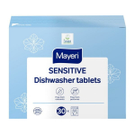 Mayeri Sensitive indaplovės tabletės, 40 vnt.