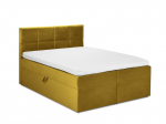 Lova Mazzini sofas Afra 160x200 cm, geltona