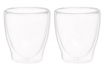 Maku borosilikatinio stiklo stiklinės - puodeliai, 300 ml, 2 vnt