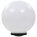 Saulės energija įkr. LED lauko &scaron;viestuvas, 40cm, sfer., įv. sp.
