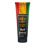 Du&scaron;o želė veidui, kūnui ir plaukams Dermacol Men Agent Don't Worry Be Happy 250 ml
