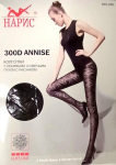 Pėdkelnės moterims Naris J55 300D Annise, juodos, 300 DEN