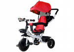 Triratis Lean Toys PRO300 su rankena, raudonas