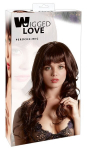 Moteri&scaron;kas perukas Wigged Love, rudas