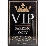 Nostalgic art VIP Lounge Skardinis ženklas 15x20 cm, M