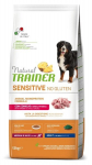 Natural Trainer Sensitive mažų veislių &scaron;unims su triu&scaron;iena, 12kg