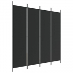 Kambario pertvara 200x200cm, juoda