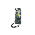 Guess iPhone 14 Plus 6,7 GUOHCP14MHFLSB blue HC PC/TPU Flower Cord
