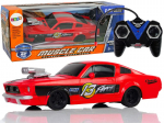 Nuotoliniu būdu valdomas sportinis Muscle Car automobilis 1:20, raudonas