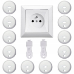 Ki&scaron;tukinių elektros lizdų apsaugos nuo vaikų, 12 vnt