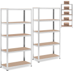 Metalinis stelažas MSW 90x40x180 cm