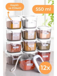 Hermia Concept maisto saugojimo indų rinkinys Foly, 550 ml, 12 vnt.