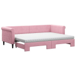 Sofa-lova vidaXL, 80x200 cm, rožinė