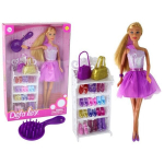 Lėlė su violetine suknele Defa Lucy