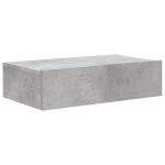 vidaXL Televizoriaus spintelė su LED lemputėmis, betono, 60x35x15,5cm