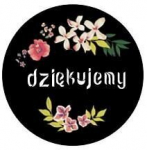 Dekoratyviniai lipdukai Ačiū, 500 vnt.