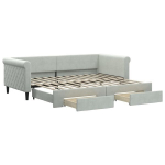 Sofa-lova vidaXL, 90x200 cm, pilka
