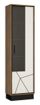 Vitrina Wojcik meble Brolo BROV01, juoda/ruda