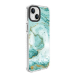 Evelatus dėklas skirtas Apple iPhone 15 su MagSafe Mėlynas marmuras