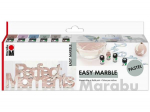 Dažai marmuriniam efektui sukurti 6x15ml Pastel