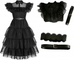 Suknelė Wednesday Addams, 160 dydis