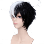 Monokuma Draganronpa Makoto Naegi perukas Anime, W43