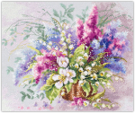 Siuvinėjimo rinkinys Magic Needle Lilies of the Valley and Lilac 210-305