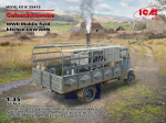 Klijuojamas modelis ICM 35415 WWII German mobile field kitchen AHN Gulaschkanone 1/35