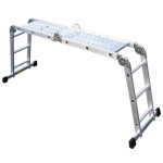 Aliumininės kopėčios 4 x 3 pakopos su aik&scaron;tele