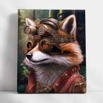 Tapyba pagal skaičius ant rėmo TM Varvikas - Steampunk racoon MG2469e 40x50 cm