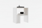 Kavos stalelis Asir, 45x51,8x29,6 cm, baltas