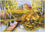 Siuvinėjimo rinkinys Magic Needle Village Pond 250-331