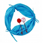 Tunelis su kamuoliukais katei Korbi