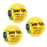Vonios druskos burbulas Citrina & Vanilė Organic Shop Sun Kiss, 3 x 85 g