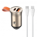 Automobilinis pakrovėjas, USB tipas C LDNIO 3000 mA