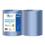 Paperdi popierinis rank&scaron;luostis rulone Super Blue Wiper
