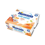 Jogurtinis desertas su persikais Humana Milk Minis, 400 g
