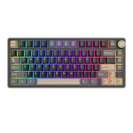 ROYAL KLUDGE R75 Phantom, K Silver Switch, US, Royal Kludge RK R75 Silver Switches Phantom (Pilka) Žaidimų Klaviatūra