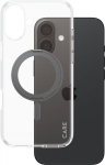 CARE by PanzerGlass - Case - Transparent Black - MagSafe - iPhone 16 Plus