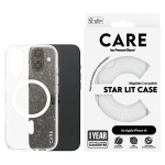Dėklas telefonui baltas permatomas su MagSafe iPhone 16 CARE by PanzerGlass