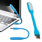 Lankstus silikoninis USB &scaron;viestuvas Perfee, skirtas ne&scaron;iojamajam kompiuteriui, 6 &scaron;viesos diodai