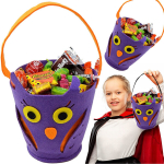 Didelis moliūgų saldainių kibiras saldainiai halloween