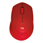 Logitech M330, raudona
