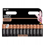 Duracell &scaron;arminiai elementai Simply AA, 12 vnt.