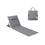 Gultas 158x55x52cm., pilkos/juodos spalvos