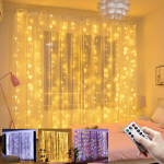 300 LED Kalėdinės girliandos lemputės, Baltas